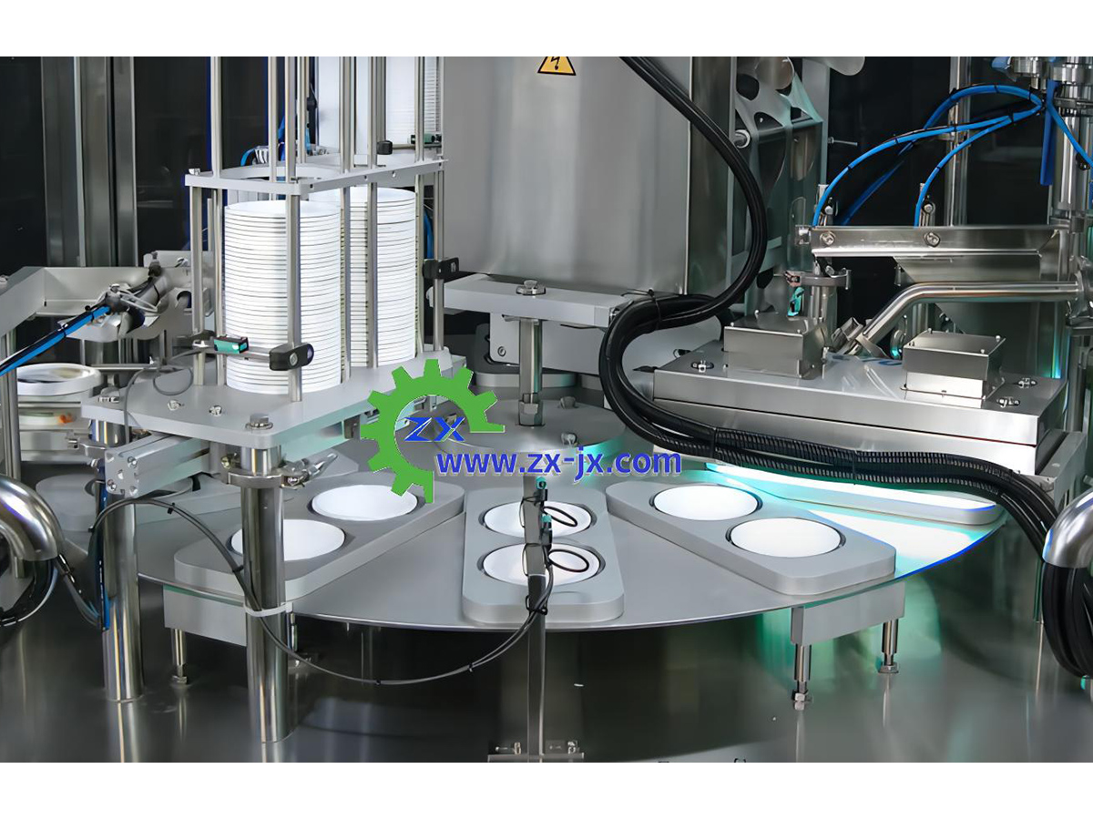 自動(dòng)下杯灌裝封口一體機(jī)